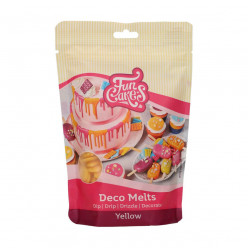 FunCakes Deco Melts Chocolate Amarelo 250g