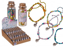 Garrafa com Pulseira Unicórnio