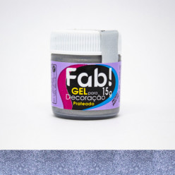 Gel para Decoração FAB Prateado 15g