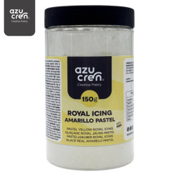Glacê Real Amarelo Pastel Azucren 150gr