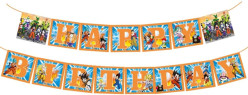Grinalda Banner Happy Birthday Dragon Ball