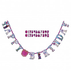 Grinalda Frozen com Idade Personalizável