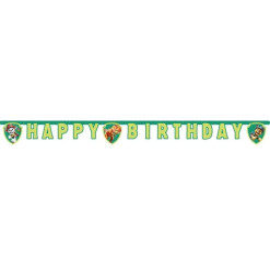 Grinalda Happy Birthday Patrulha Pata Dinossauros