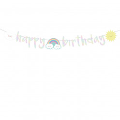 Grinalda Happy Birthday Rainbow & Cloud
