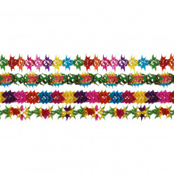 Grinalda Papel Arco-Íris 12cmX4m