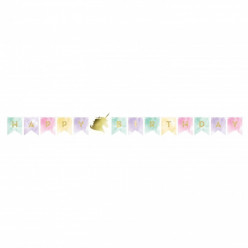 Grinalda Unicórnio Sparkle Happy Birthday 2.40cm