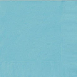 Guardanapos Cocktail Azul Caribe Teal - 20 Und