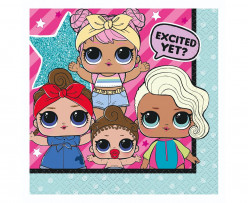 Guardanapos Cocktail LOL Surprise 16und