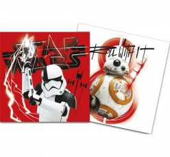 Guardanapos Star Wars 33x33cm 20 unid