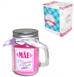Jarra com Vela Dia da Mãe