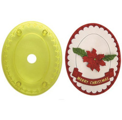 JEM Cortador Moldura Oval Em Relevo Nº 1