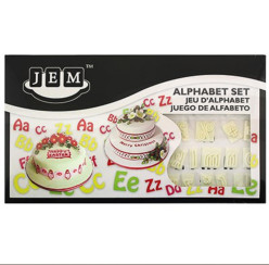JEM Cortadores Alfabeto - 64 peças