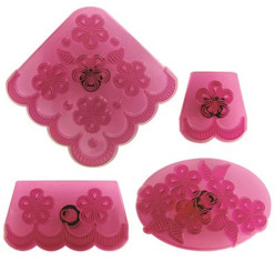 JEM Cortadores Bordas de Bordados em Corte- 4 peças