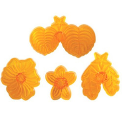 JEM Cortadores Florais Amor-perfeito e Violeta- 4 peças