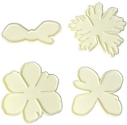 JEM Cortadores Florais Anêmonas- 4 peças