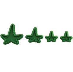 JEM Cortadores Folhas de Hera Pontiaguda - 4 peças