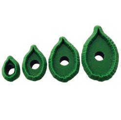 JEM Cortadores Folhas de Rosa Pequenas - 4 peças