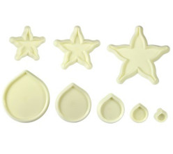 JEM Cortadores Pétalas e Cálices de Rosas - 8 peças