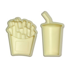 JEM POP IT - 2 Moldes Batatas Fritas e Bebida