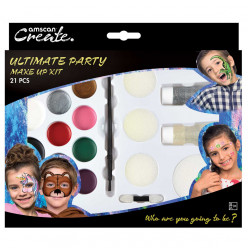 Kit Pinturas Faciais Ultimate Party - 21 pcs