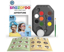 Kit Snazaroo Pinturas Faciais Aventuras 40 Rostos