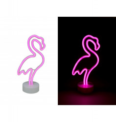 Lâmpada Flamingo Rosa Neon
