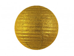 Lanterna Glitter Dourada 35cm