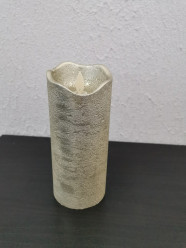 Lanterna LED - Vela Dourada 17cm