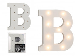 Letra B Luminosa c/ Leds