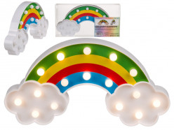 Luz decorativa arco iris