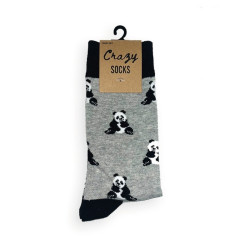 Meias Crazy Socks Pandas