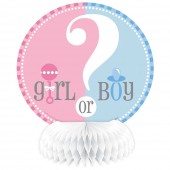 Mini Centros Mesa Baby Shower Boy or Girl? - 4 Und