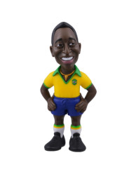 Minix - Football Stars 110a - Figura Pvc 12cm - Football Legend - Brazil 1st Kit Pele