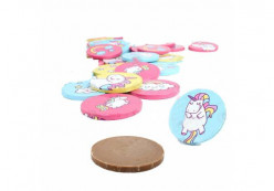 Moeda Chocolate Unicórnios