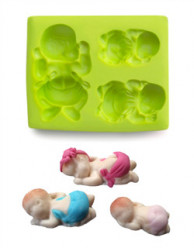 Molde Silicone 3D Bebé
