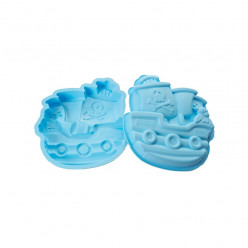 Molde Silicone  Barco Pirata