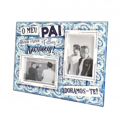 Moldura Cerâmica 2 Fotos Pai