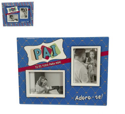 Moldura Dupla Cerâmica Pai Tu És Tudo Para Mim