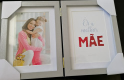 Moldura dupla És a melhor Mãe