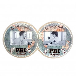 Moldura Dupla Melhor Pai