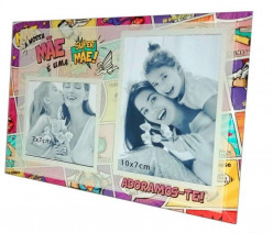 Moldura Vidro Dupla Dia da Mãe