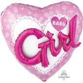 Multi Balão Baby Girl 3D