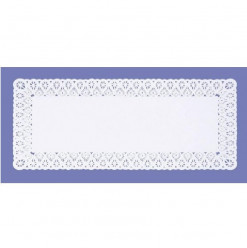 Naperon Branco Papel 40x20cm