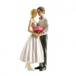 Noivos Clássicos c/ Ramo 16cm