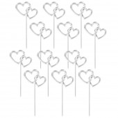 Pack 12 palitos coração