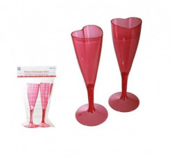 Pack 2 copos flute para Champanhe