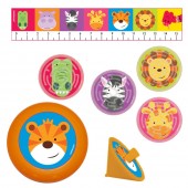 Pack 24 brindes sortidos Festa Animais da Selva