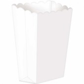 Pack 5 Caixas Pipocas Lisa – Branco