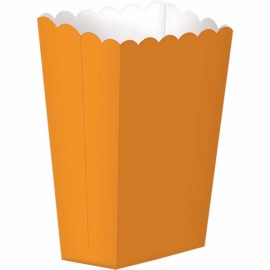 Pack 5 Caixas Pipocas Lisa – Laranja