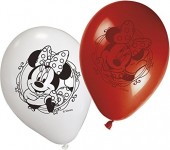 Pack 8 baloes festa Minnie de 11`